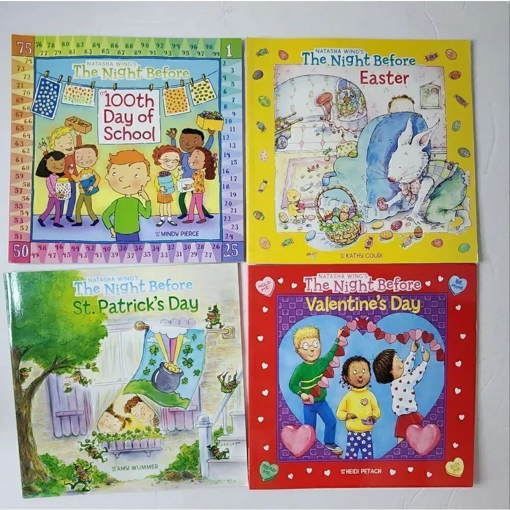 Night Before Books by Natasha Wing Set Of 4